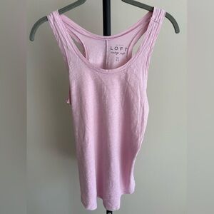 LOFT Blush Vintage Soft Sleeveless Racer back Top size XS